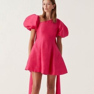 AJE Arista Tulip Sleeve Mini Dress size 6 US